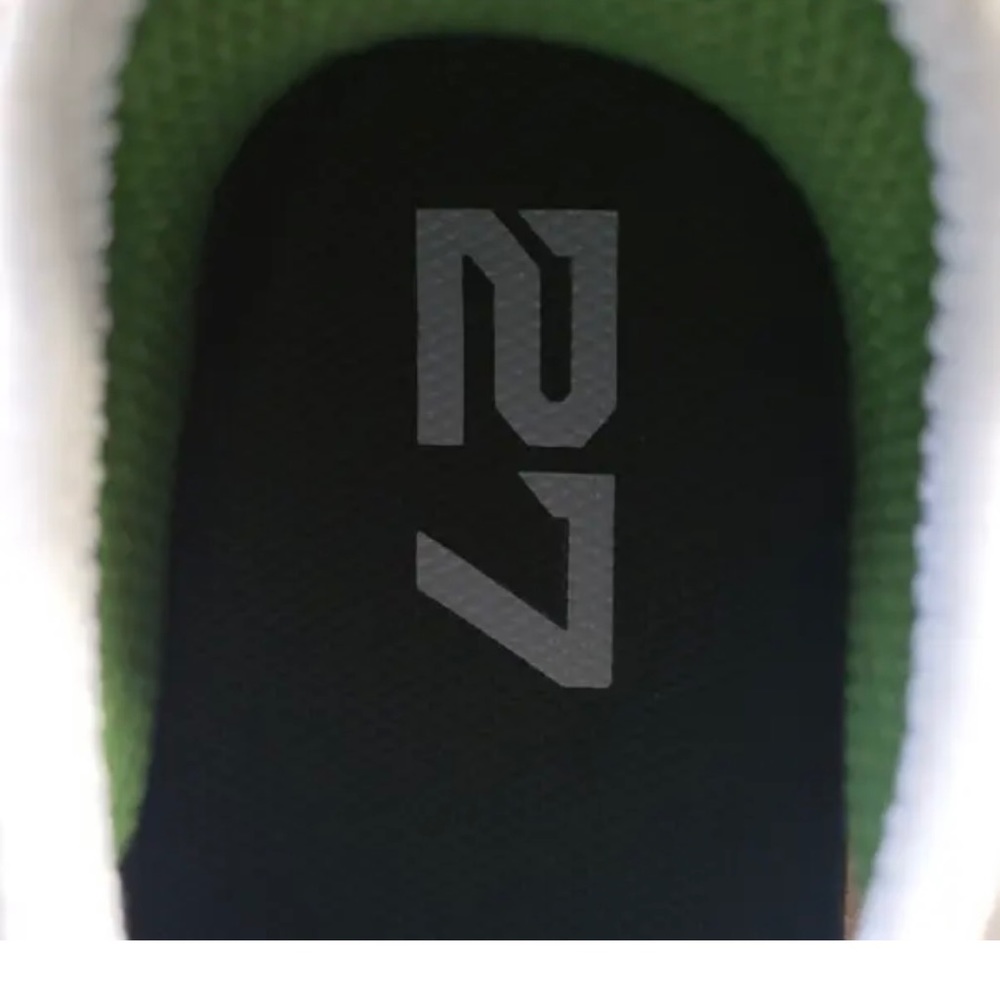 Nike Men's Force Zoom Trout 7 Pro Mid Baseball Cleats White/Forest Green Size 14 - Picture 10 of 11
